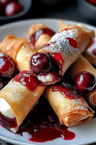 Cream Cheese Egg Rolls Desserts