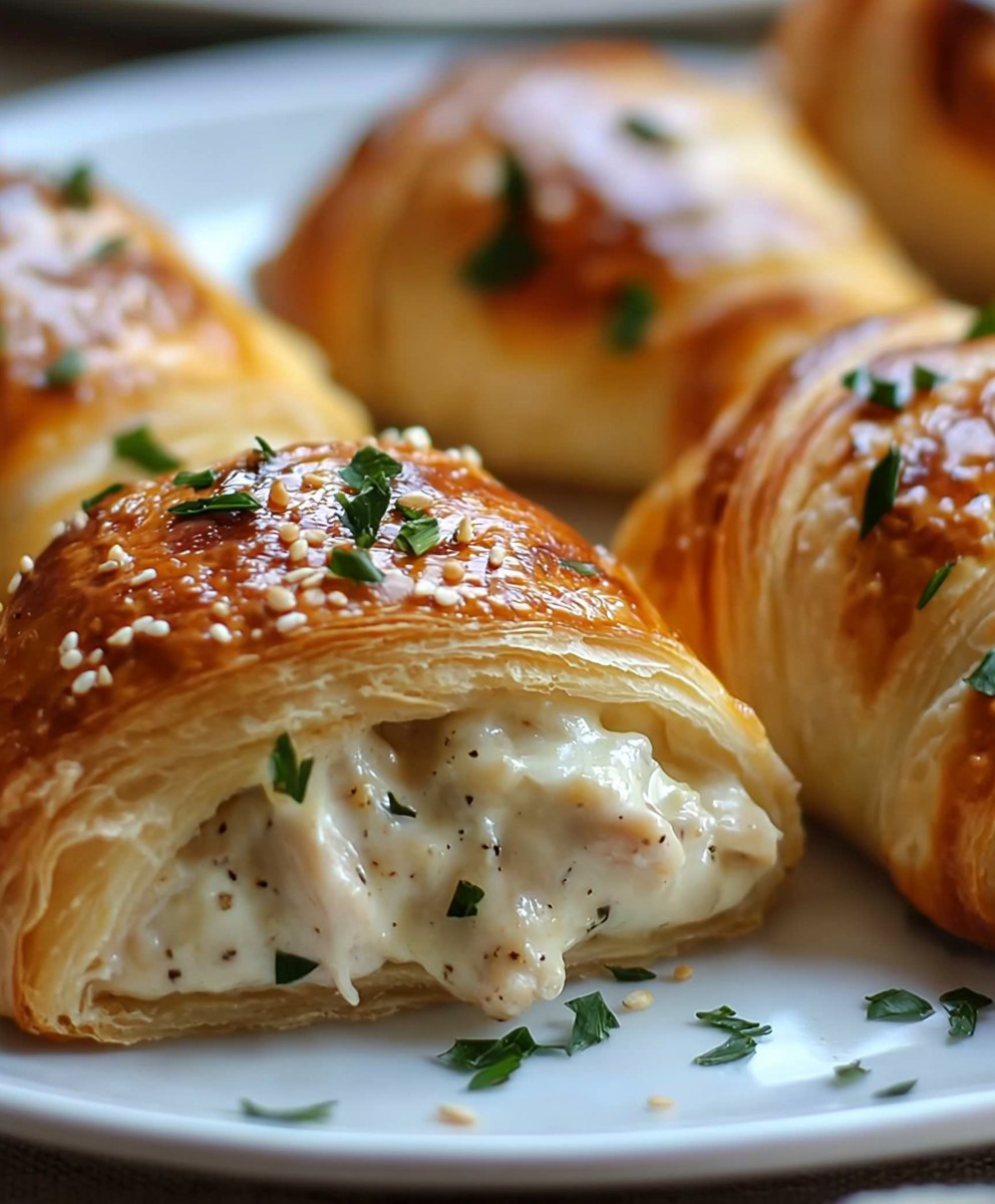 Chicken Alfredo Crescents
