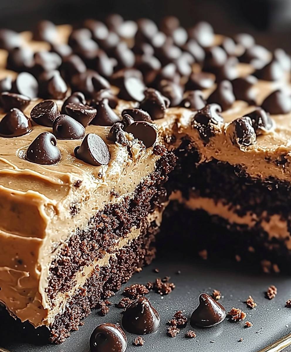 Chocolate Chip Cookie Dough Cake