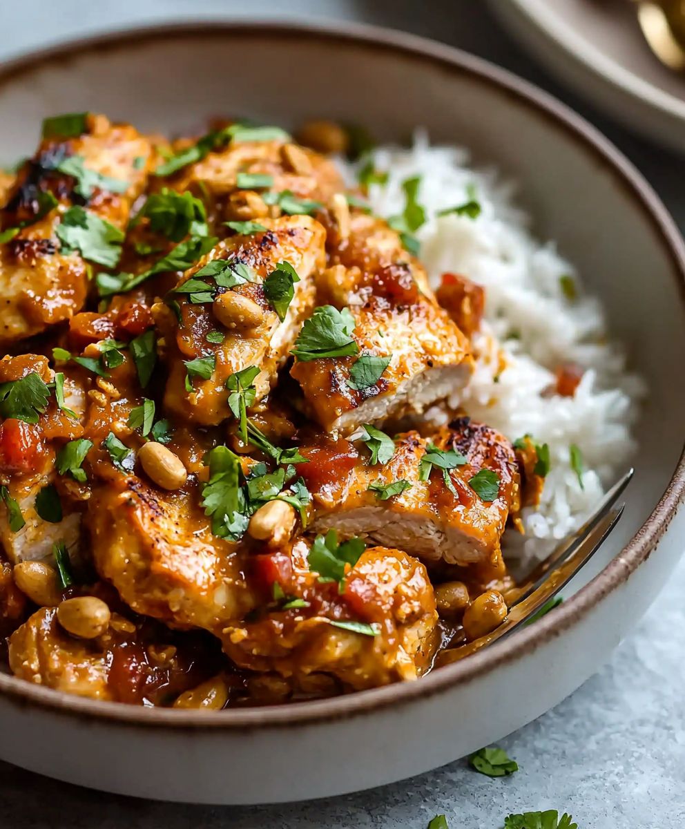 Cooker Peanut Chicken