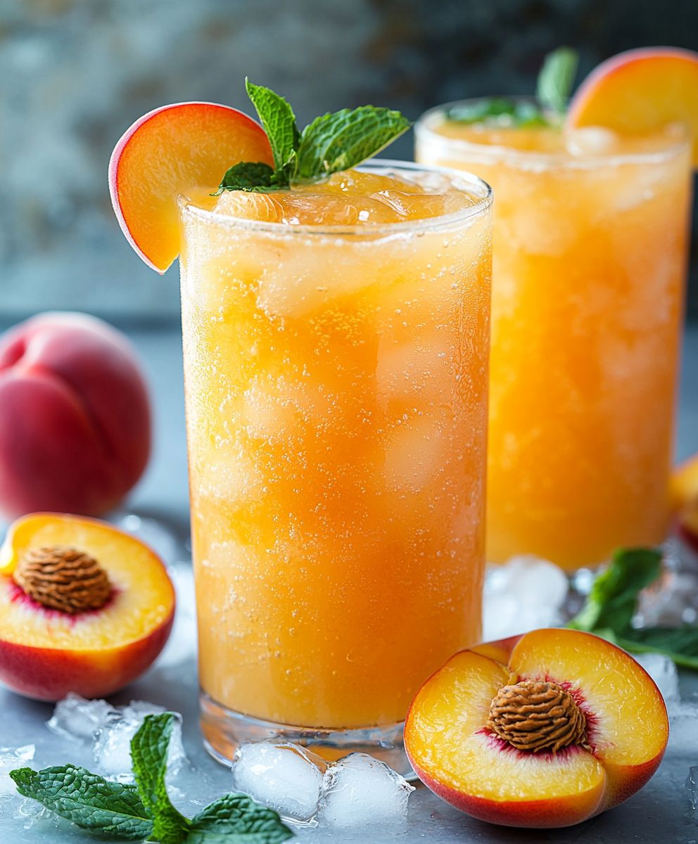 Peach Lemonade Drink