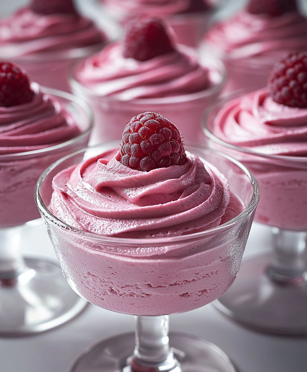 Raspberry Mousse Dessert