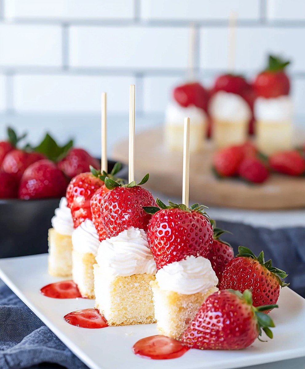 Strawberry Shortcake Kabobs