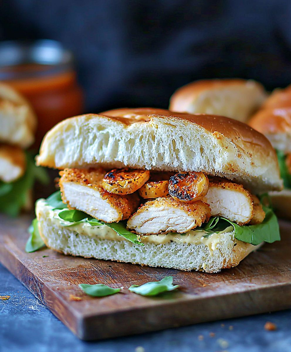 Crispy Chicken Caesar Sandwich
