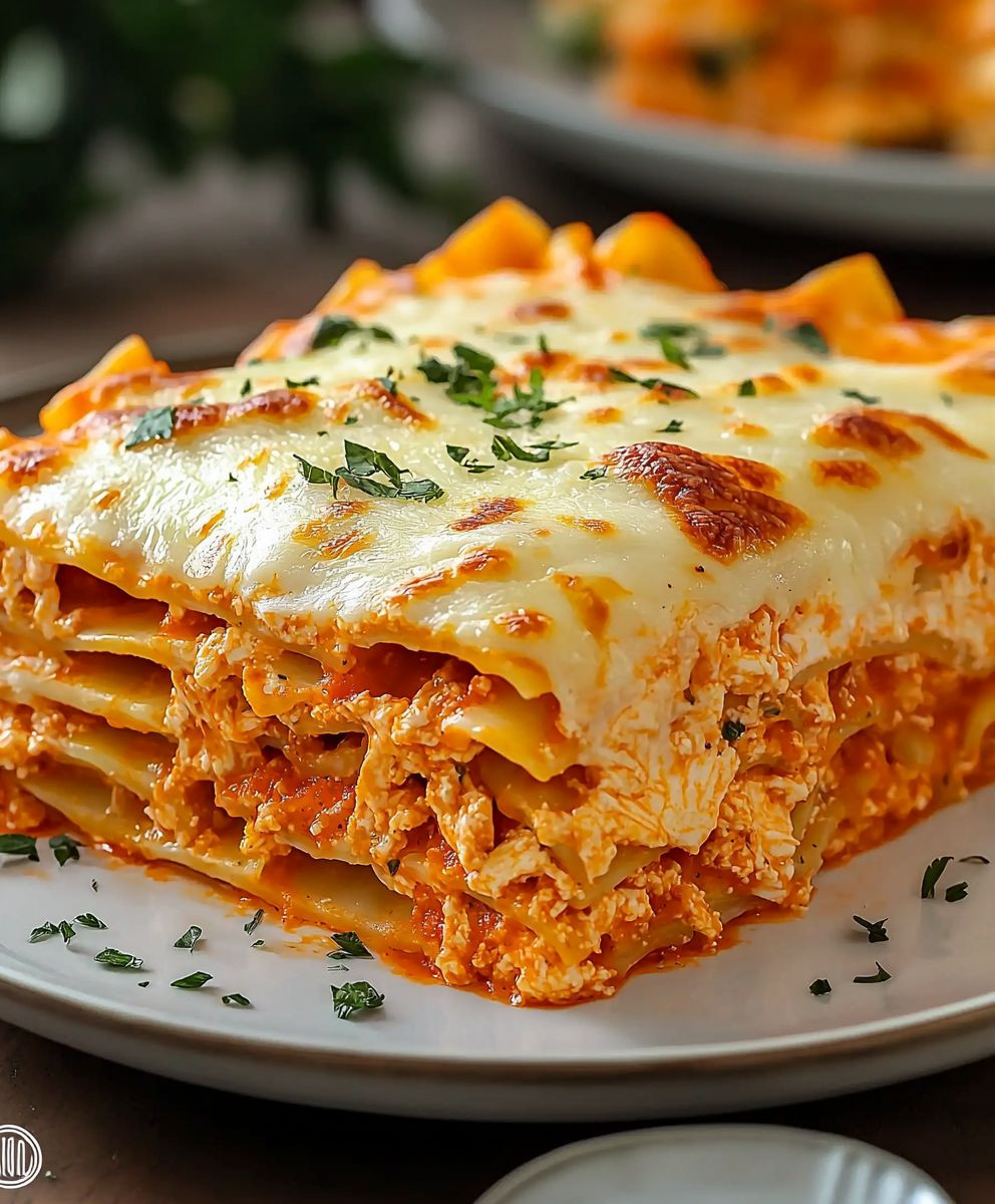 Buffalo Chicken Lasagna