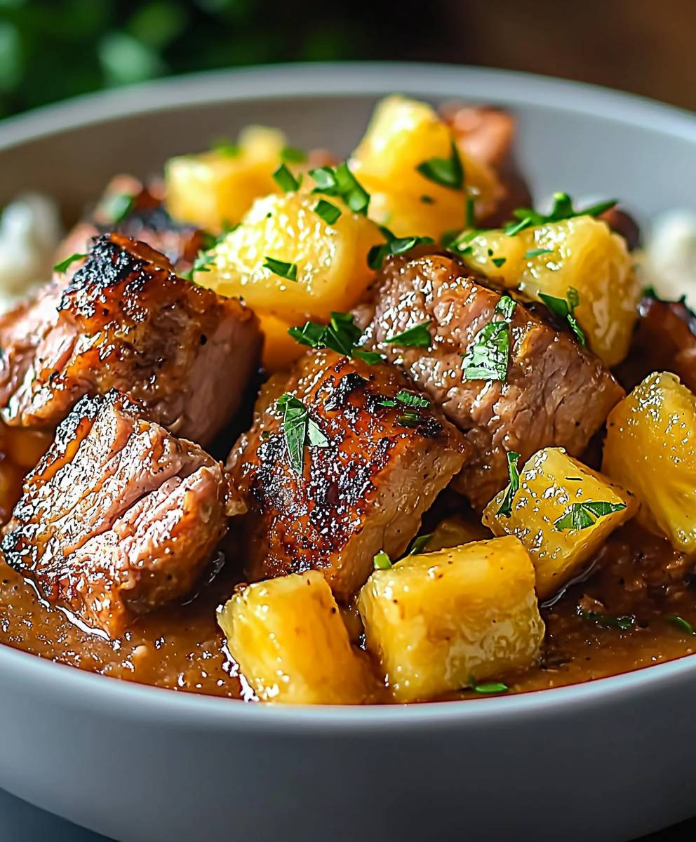Pineapple Pork Slow Cooker