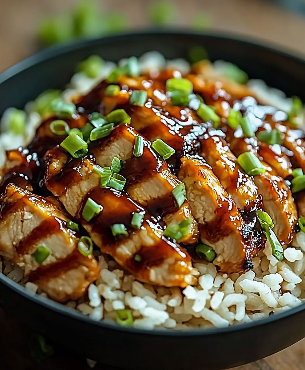 Honey BBQ Chicken Rice