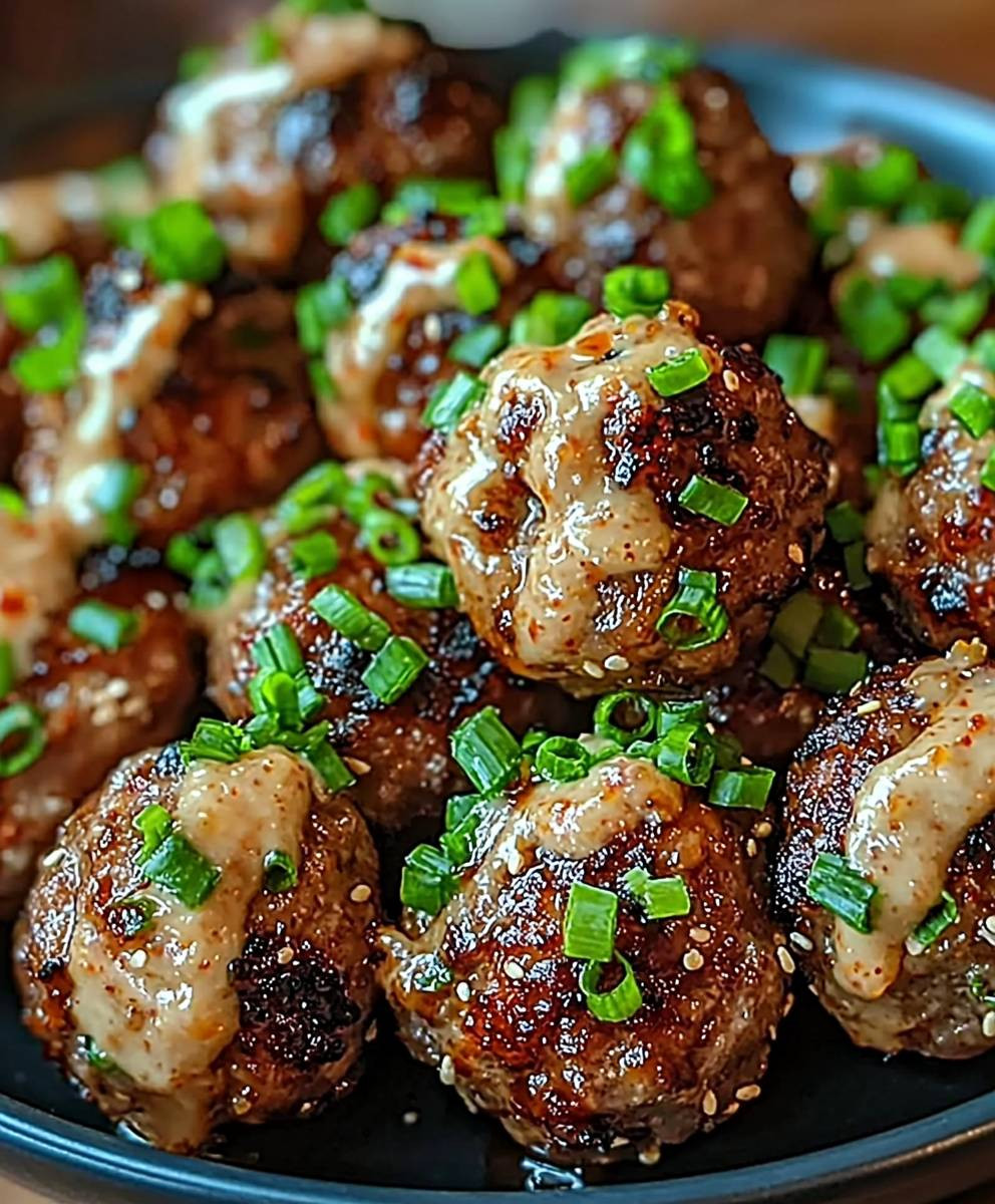 Korean BBQ Meatballs
