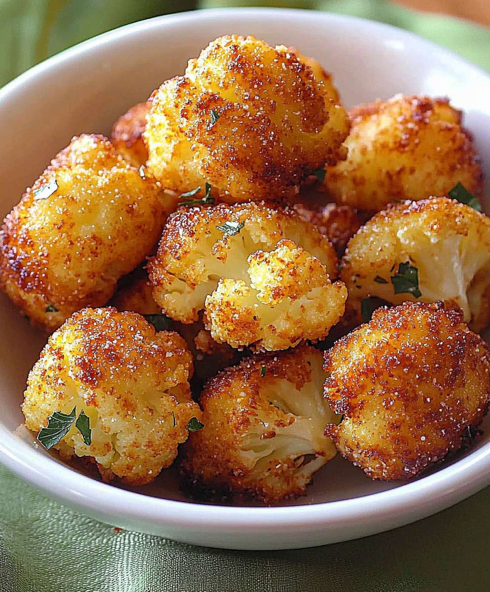 Parmesan Cauliflower Bites