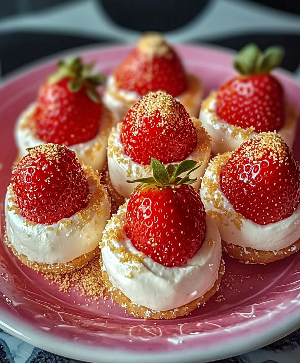 Cheesecake Deviled Strawberries