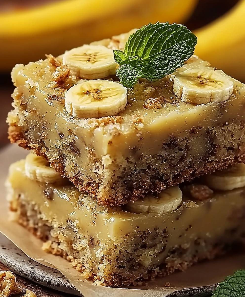 Banana Bread Bars