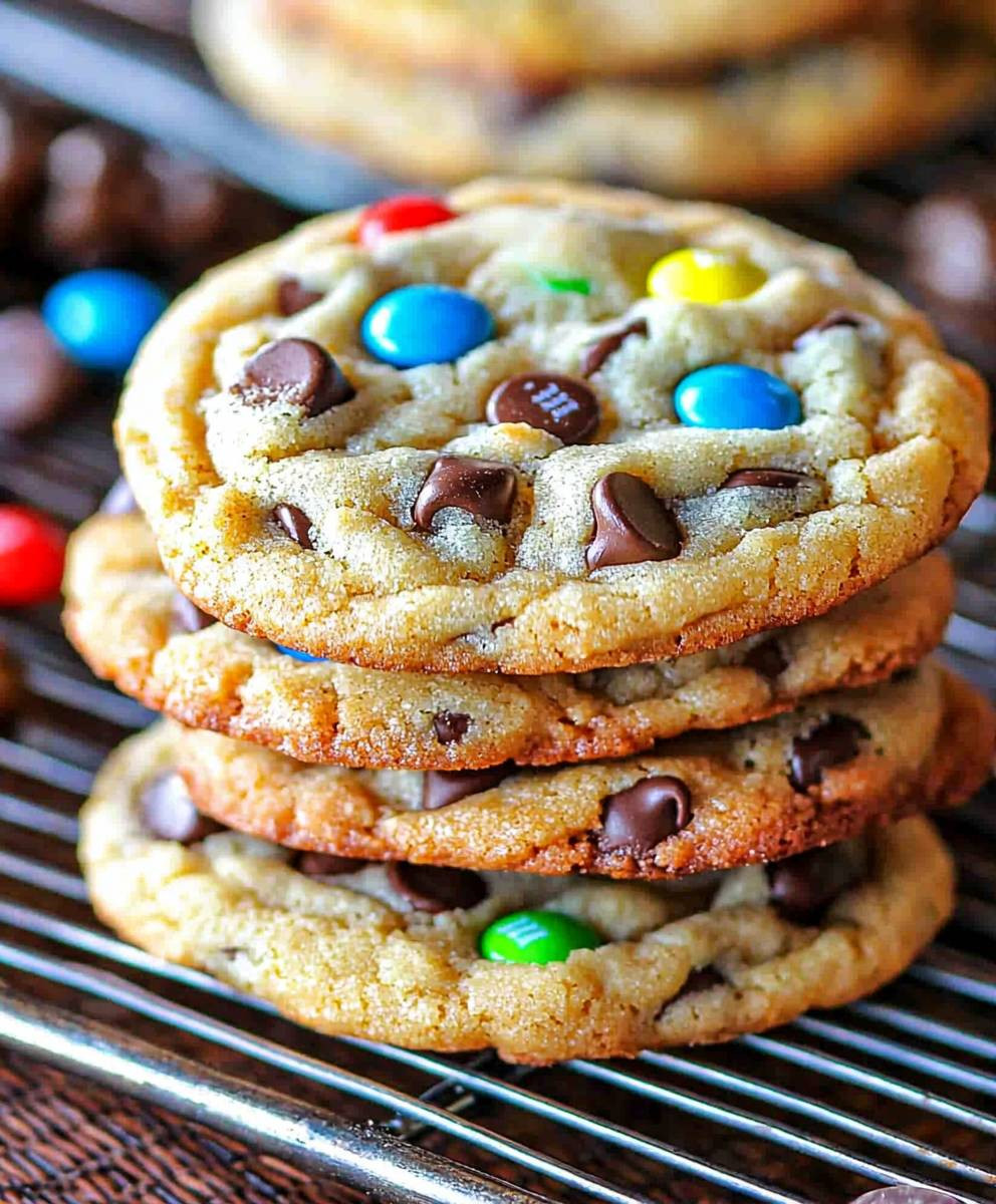 Mini M&M Cookies
