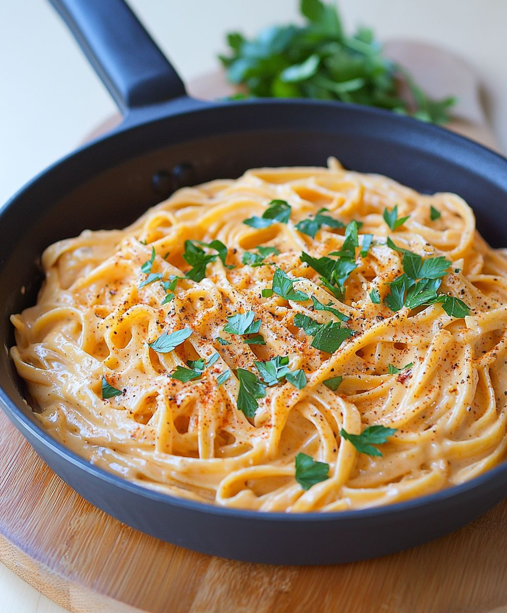 Creamy Red Pepper Alfredo Sauce