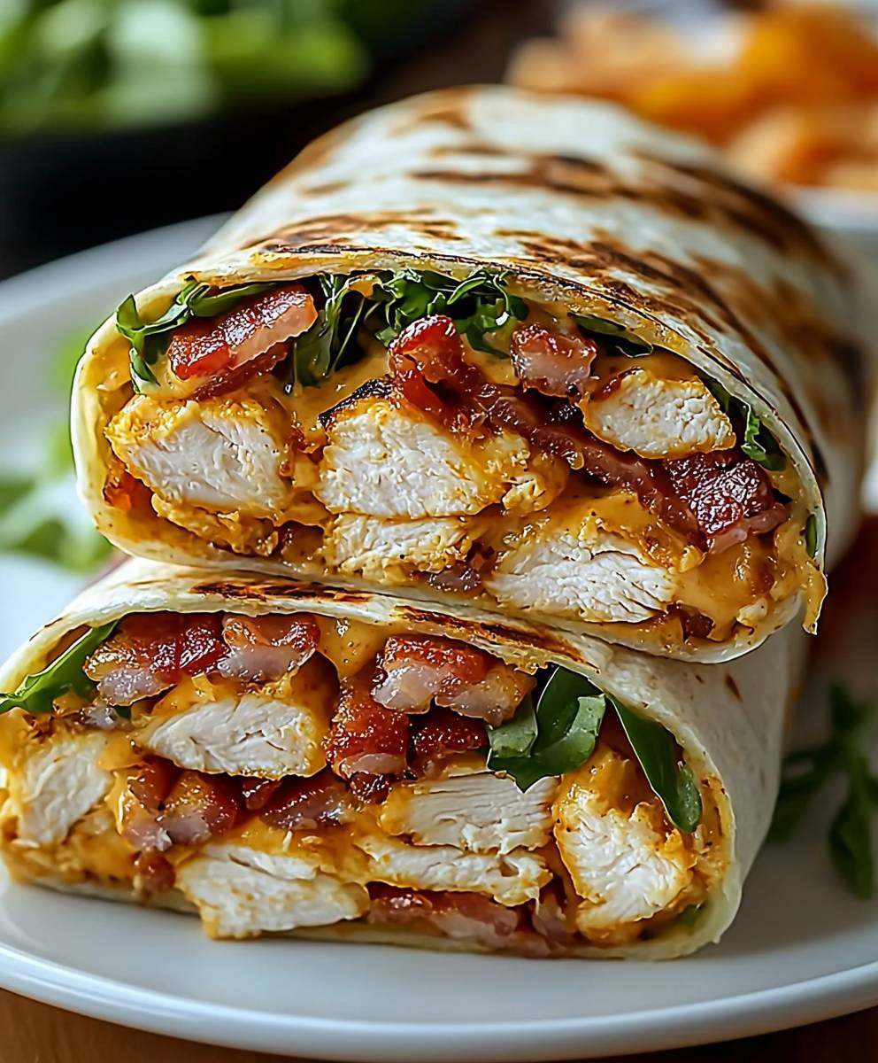 Crispy Chicken Bacon Wrap