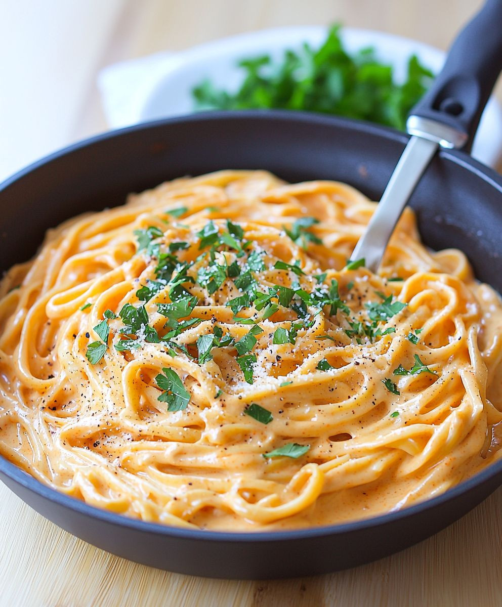 Creamy Red Pepper Alfredo Sauce