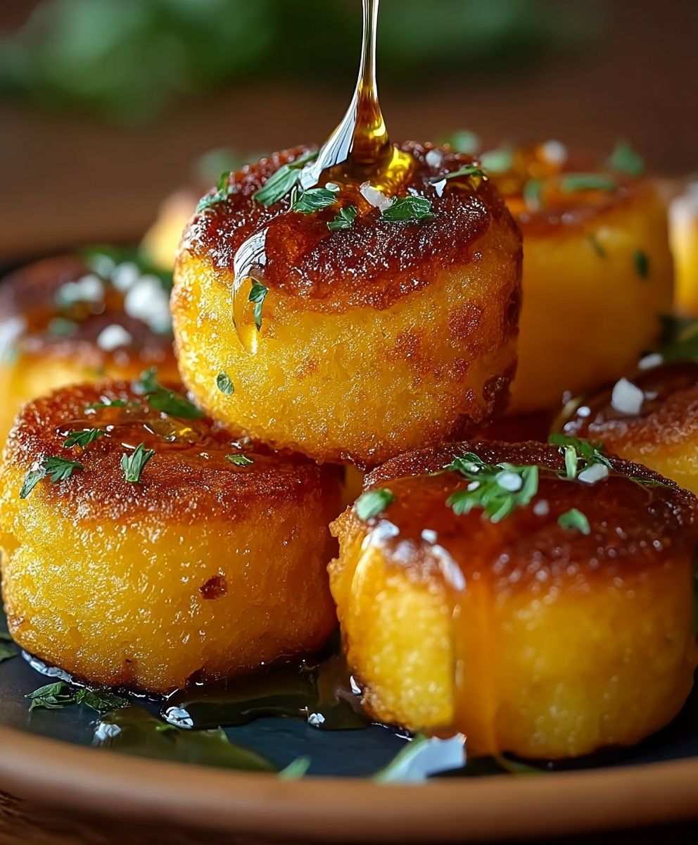 Honey Butter Cornbread Poppers