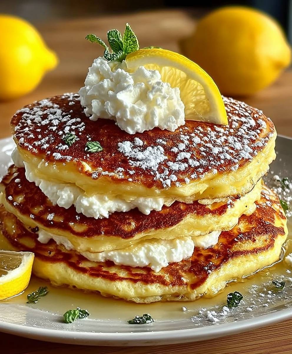 Lemon Ricotta Pancakes