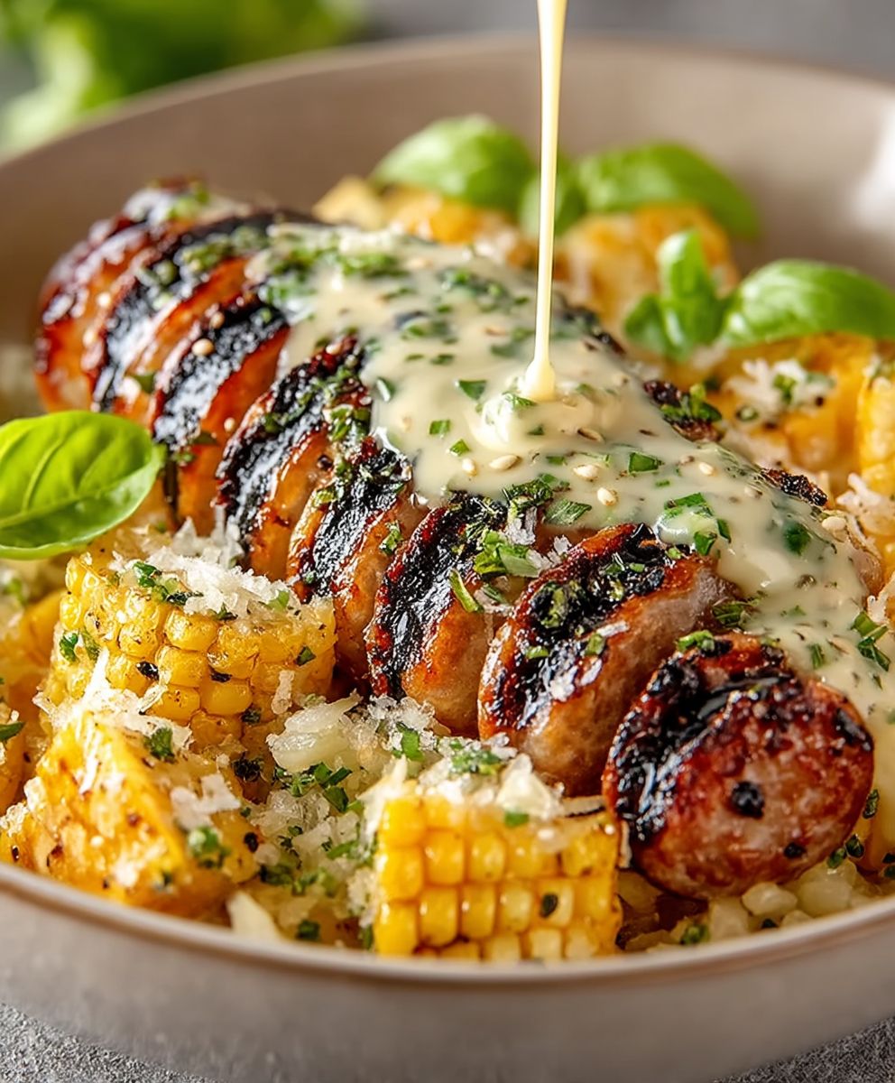Honey Garlic Sausage Potatoes