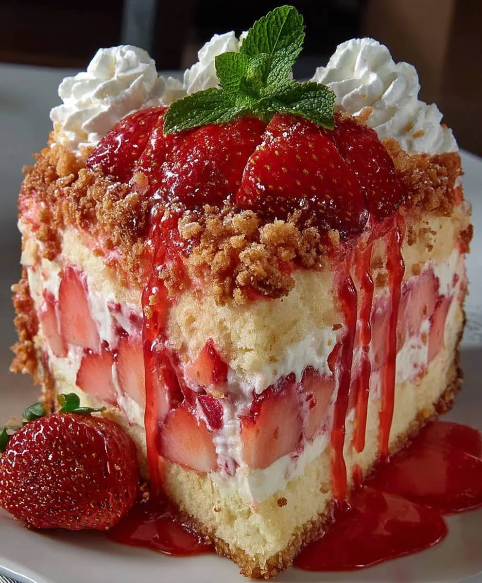 Strawberry Shortcake Cheesecake