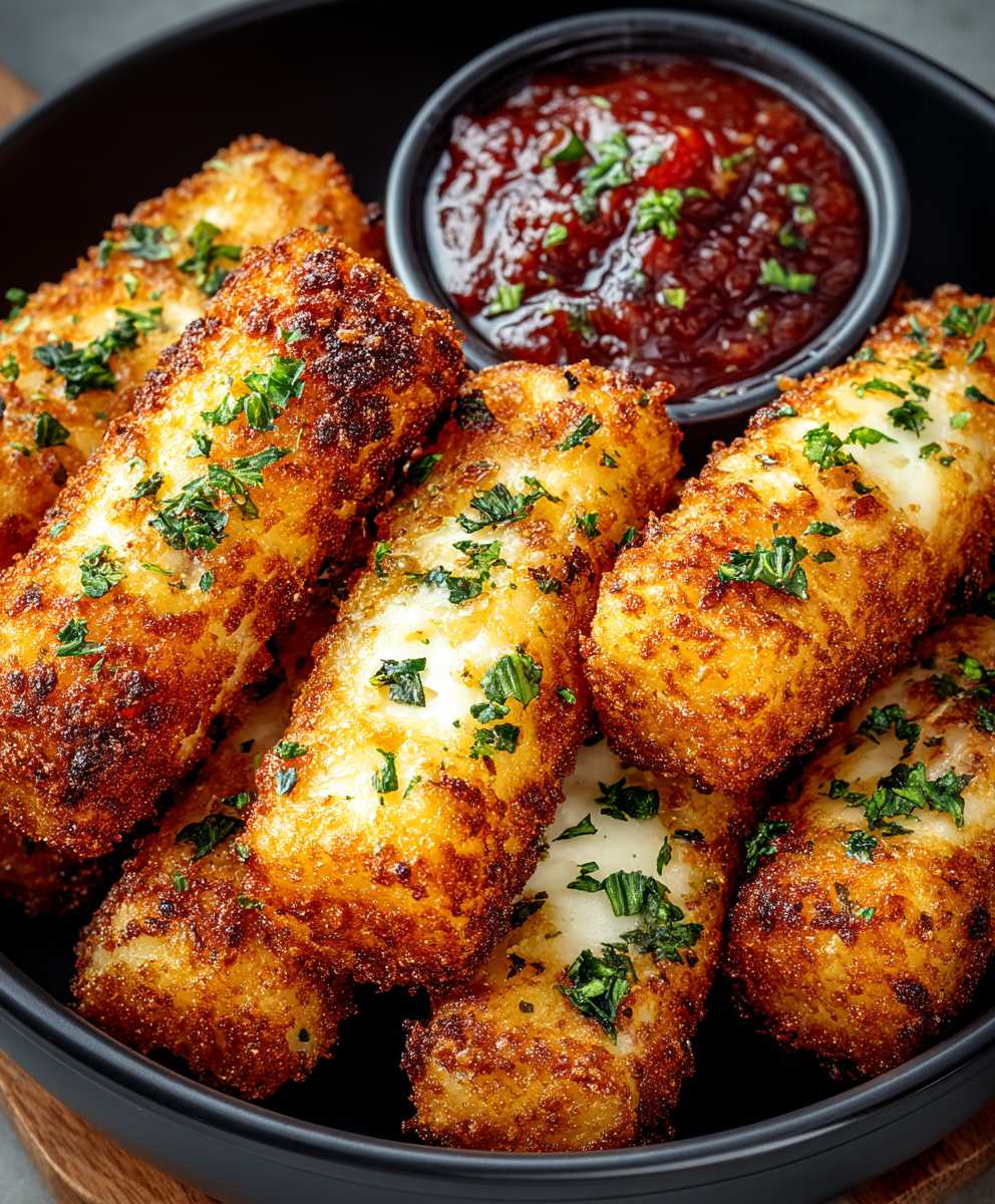 Air Fryer Mozzarella Sticks
