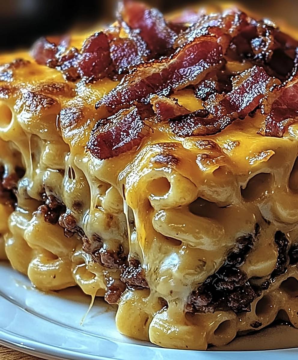 BBQ Bacon Cheeseburger Casserole