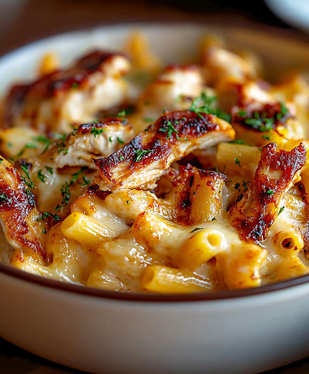 BBQ Chicken Mac and Cheese