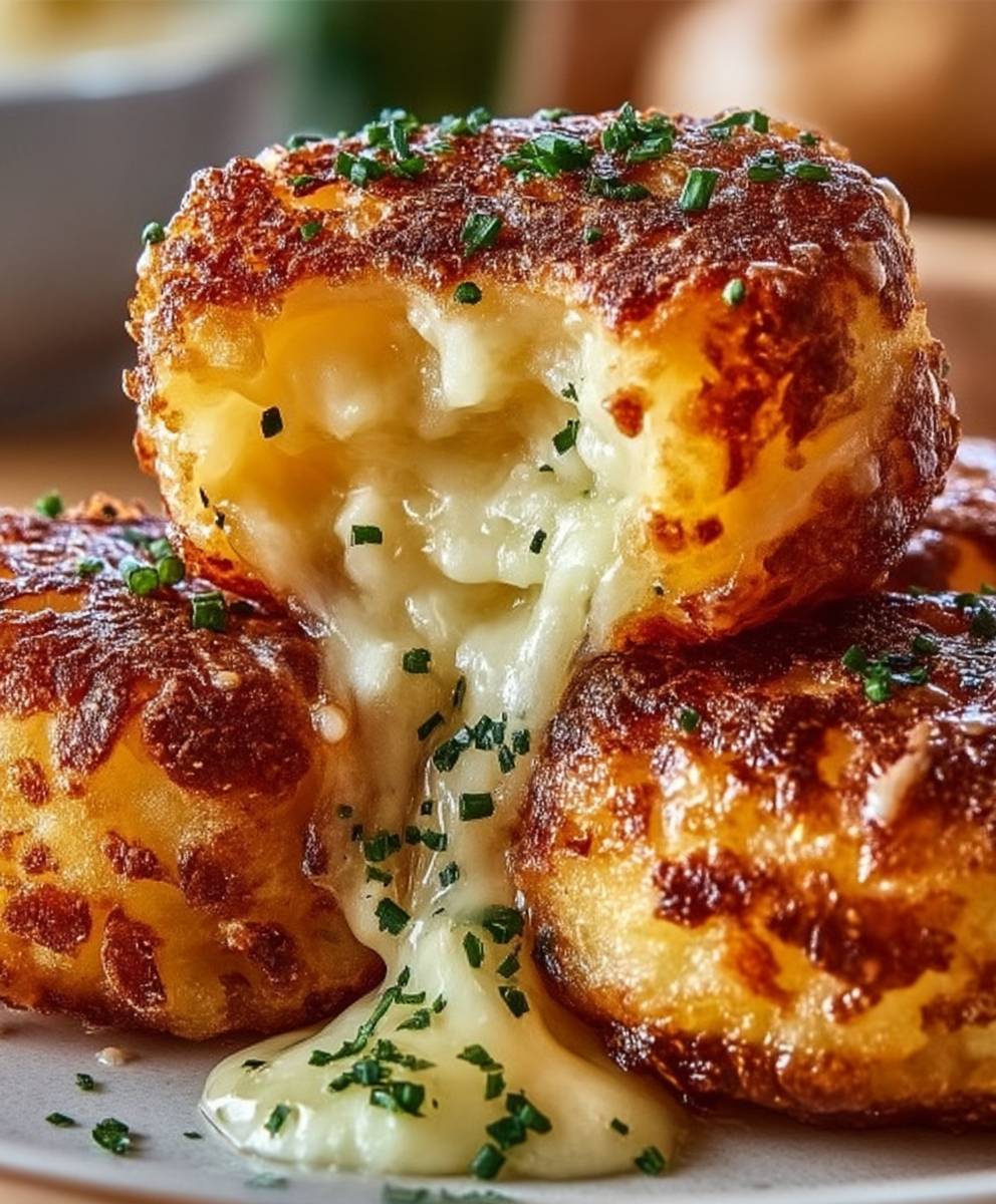 Mashed potato cheese puffs