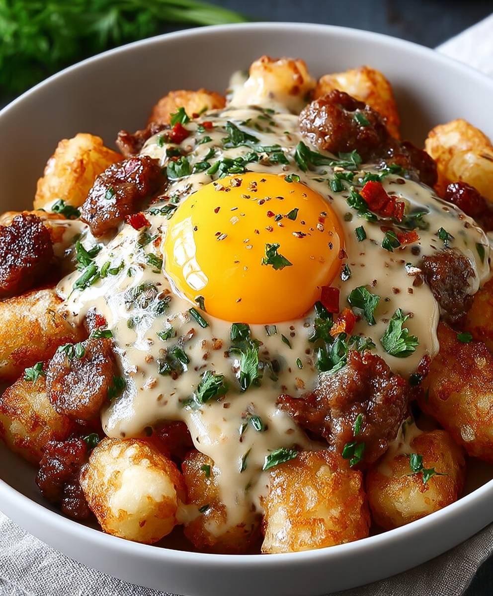 Tater Tot Breakfast Bowl