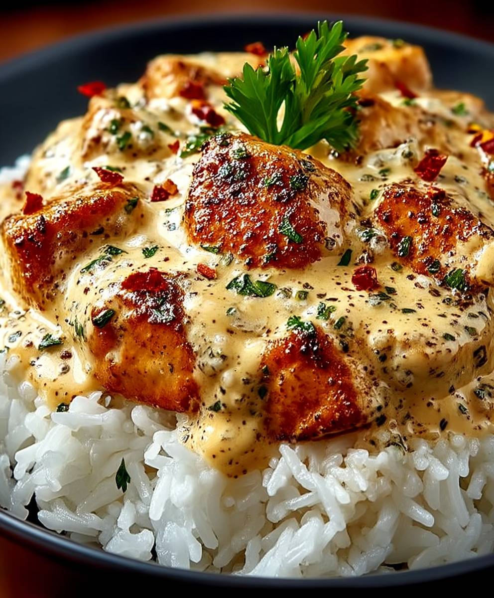 Smothered Chicken and Rice