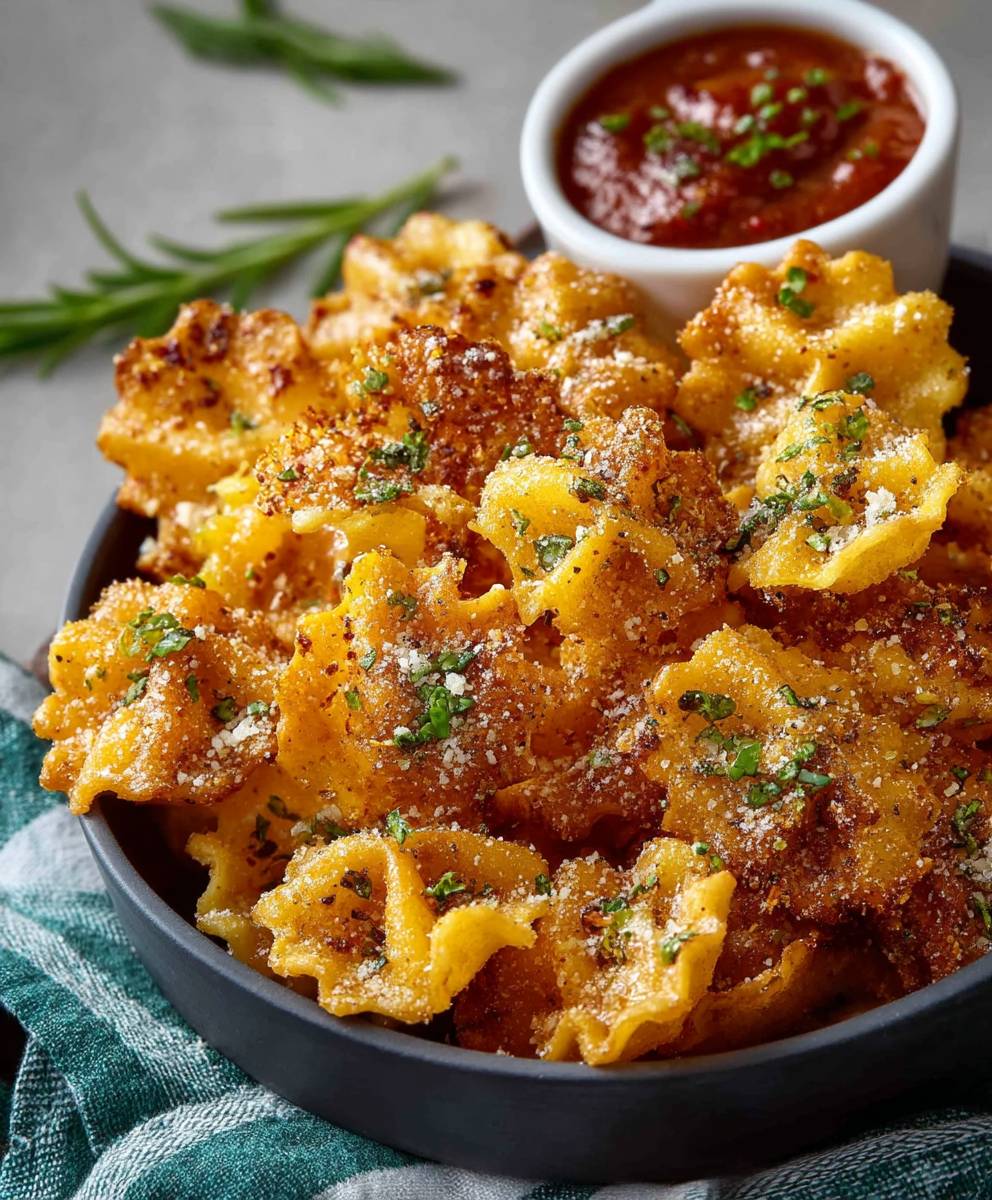 Air Fryer Pasta Chips