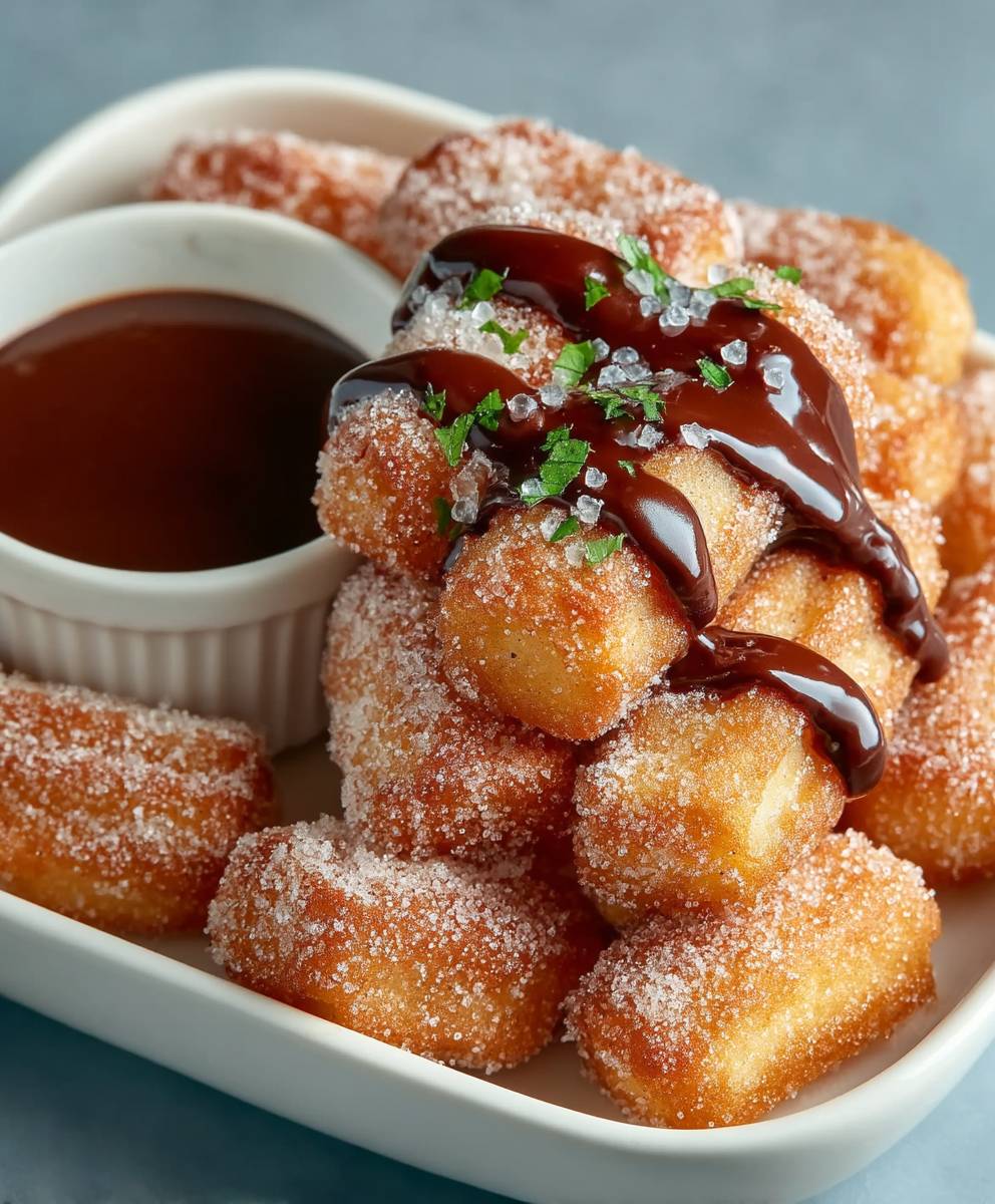 Air Fryer Churro Bites