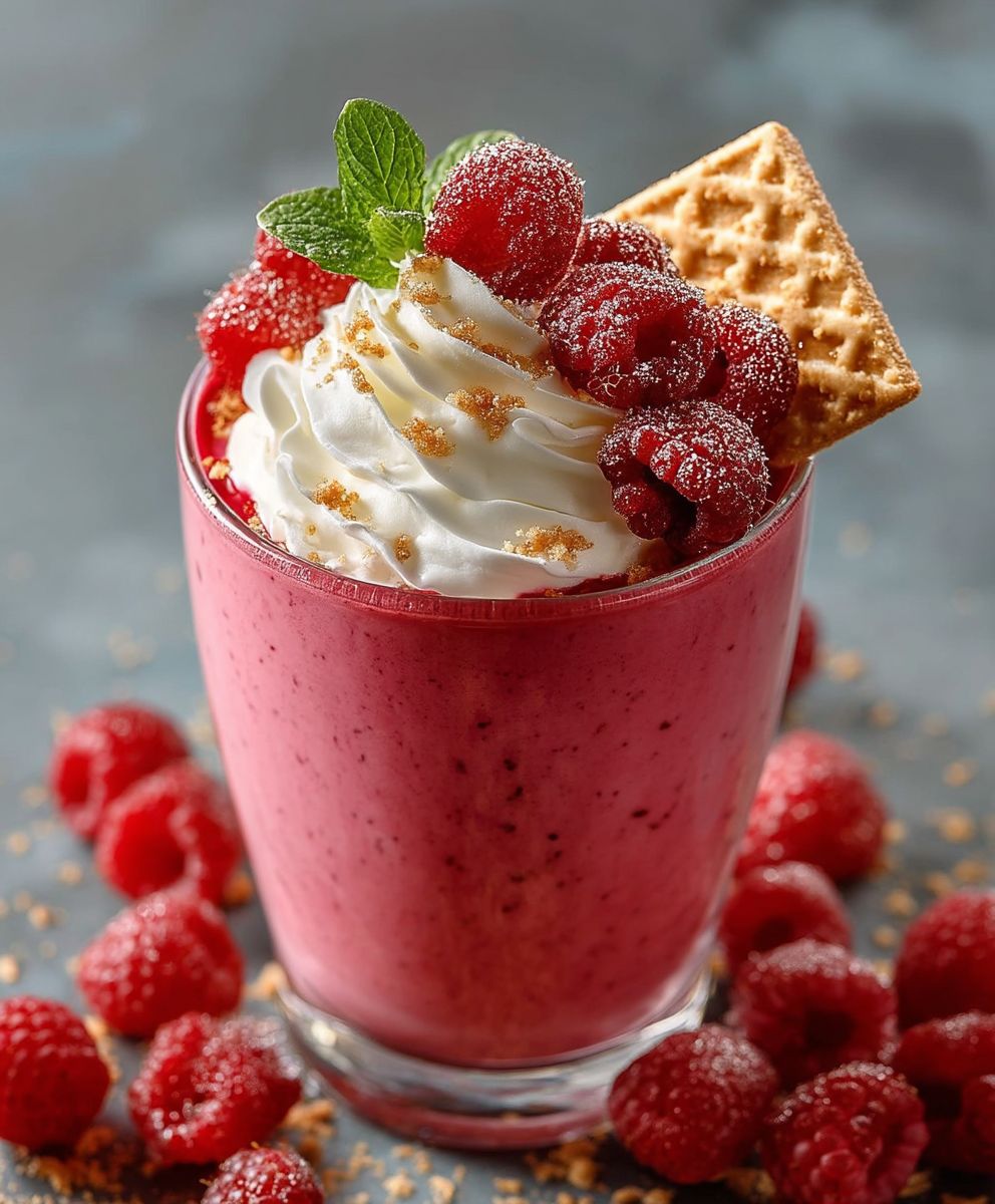 Raspberry cheesecake protein shake