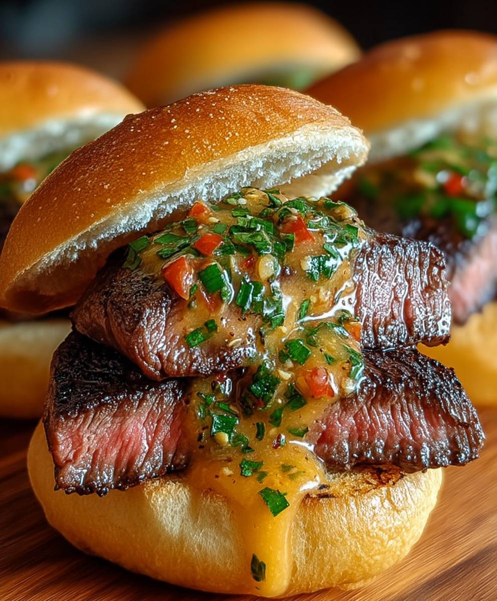 Cowboy Butter Steak Sliders