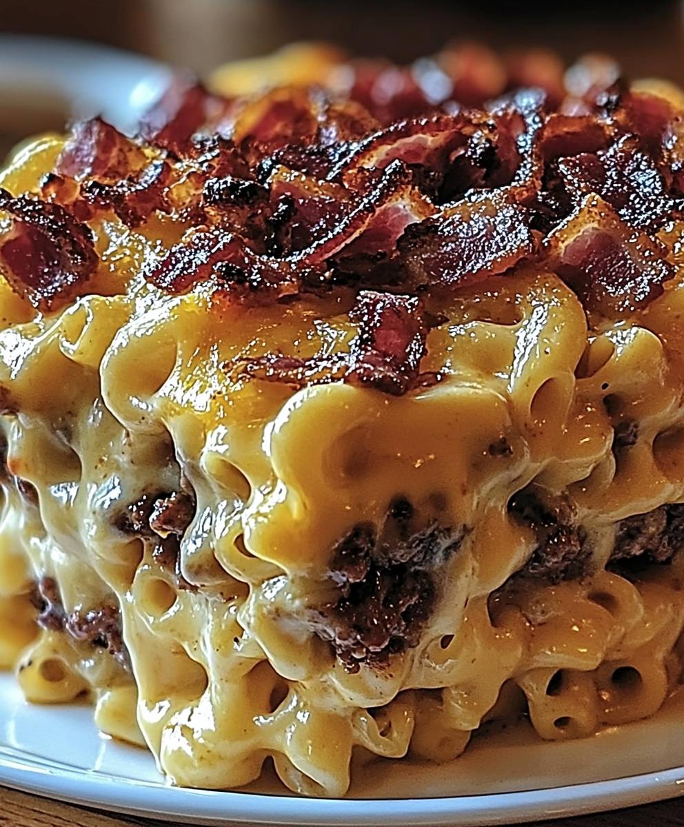 BBQ Bacon Cheeseburger Casserole