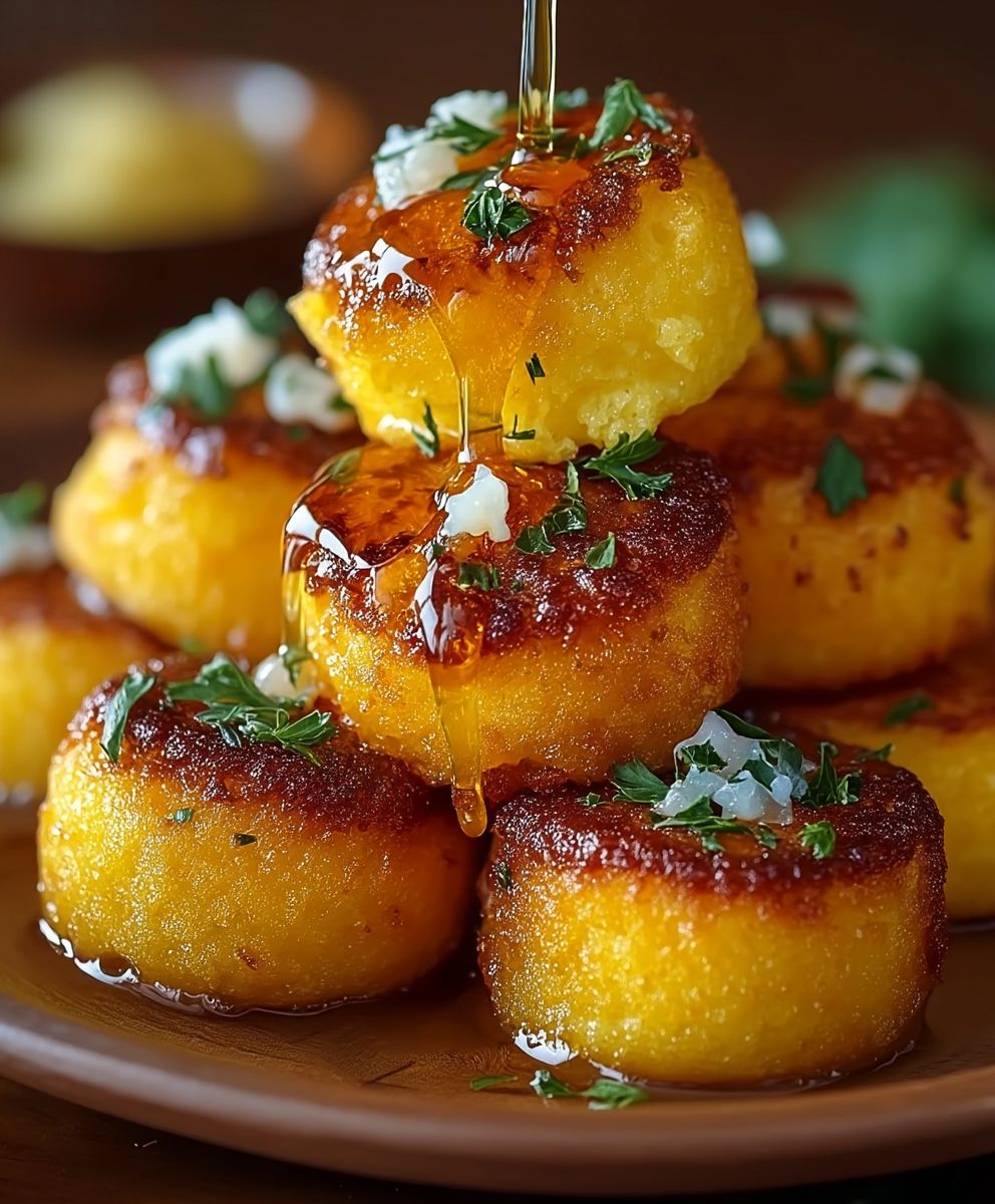 Honey Butter Cornbread Poppers