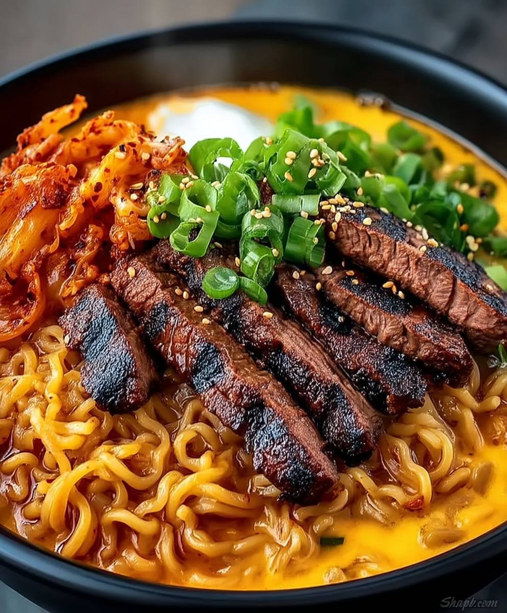 Spicy Korean Ramen Beef