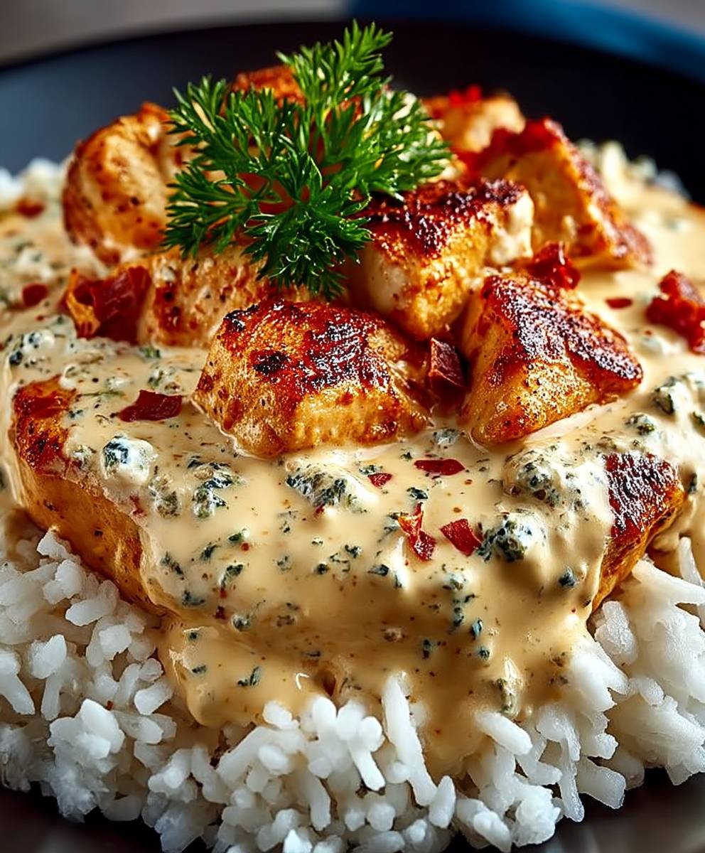 Smothered Chicken and Rice