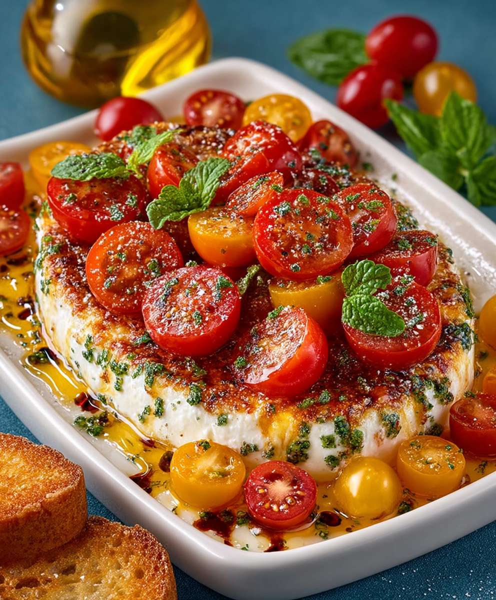 Caprese dip appetizer