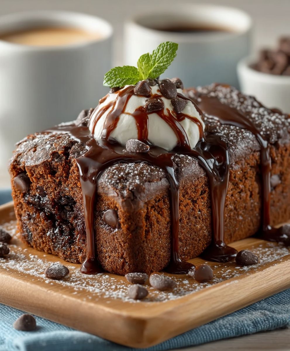 Fudge Brownie Bread