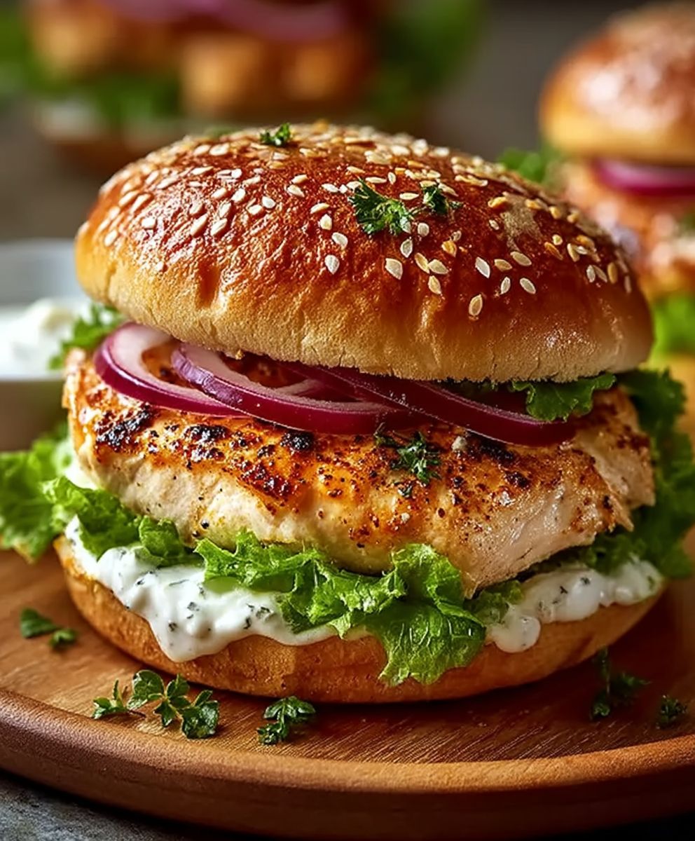 Healthy Chicken Burgers