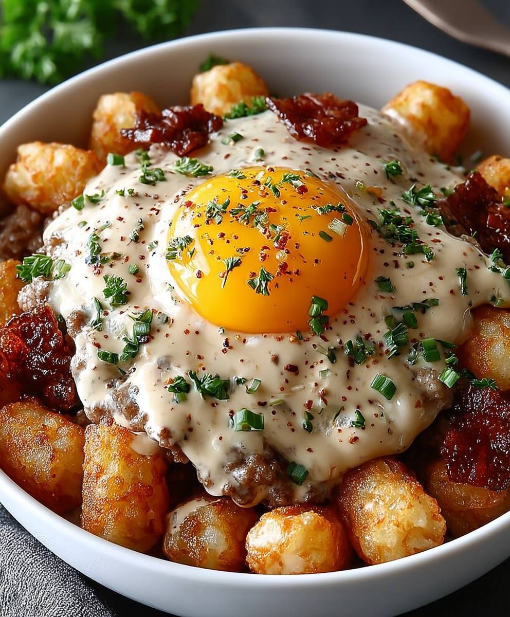 Tater Tot Breakfast Bowl