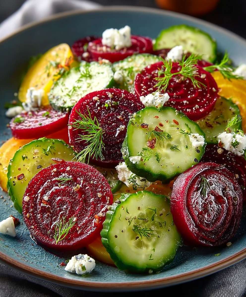 Beet Cucumber Salad
