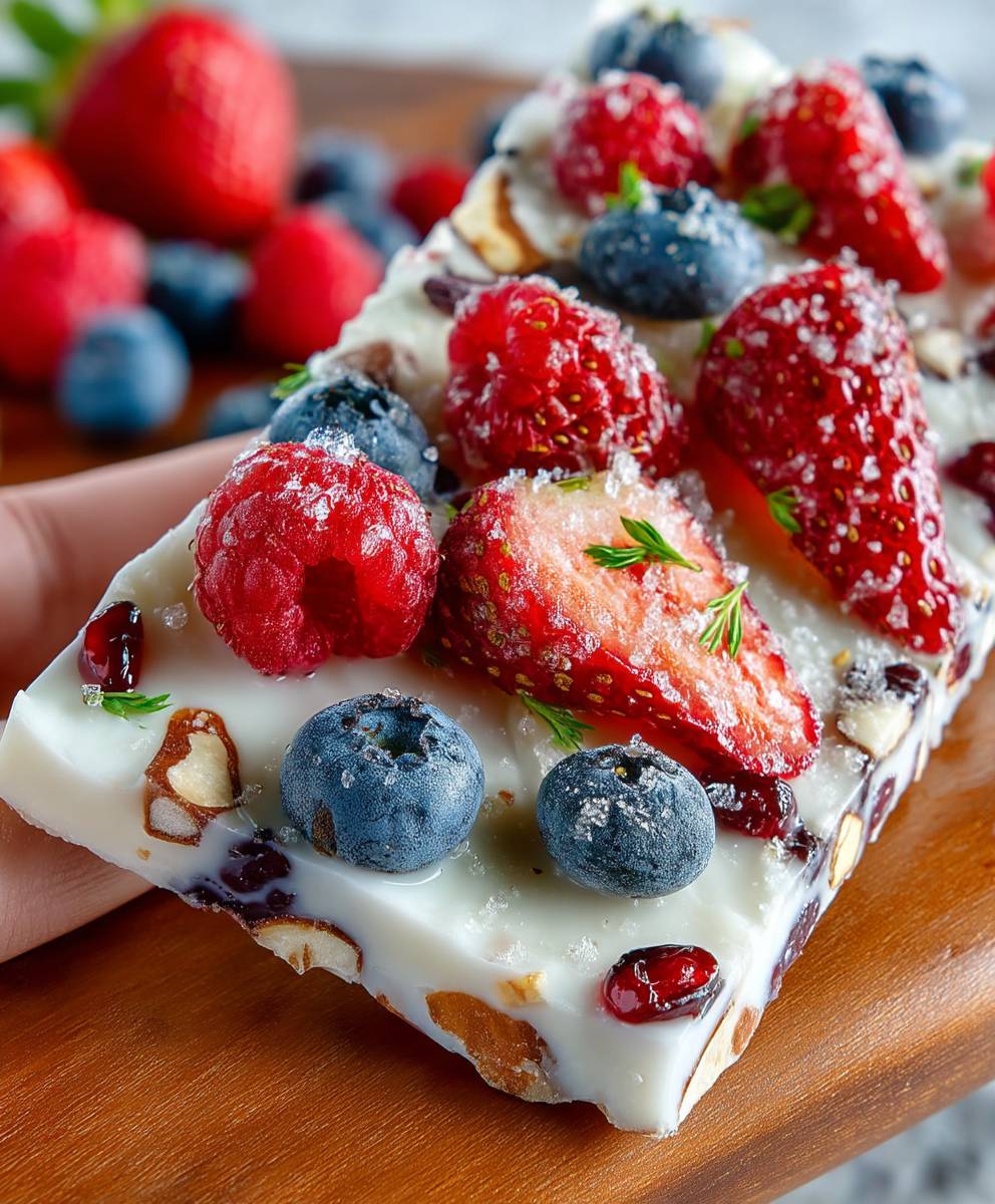 Frozen Yogurt Bark