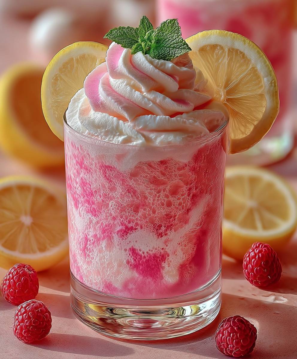 Whipped Pink Lemonade Drink