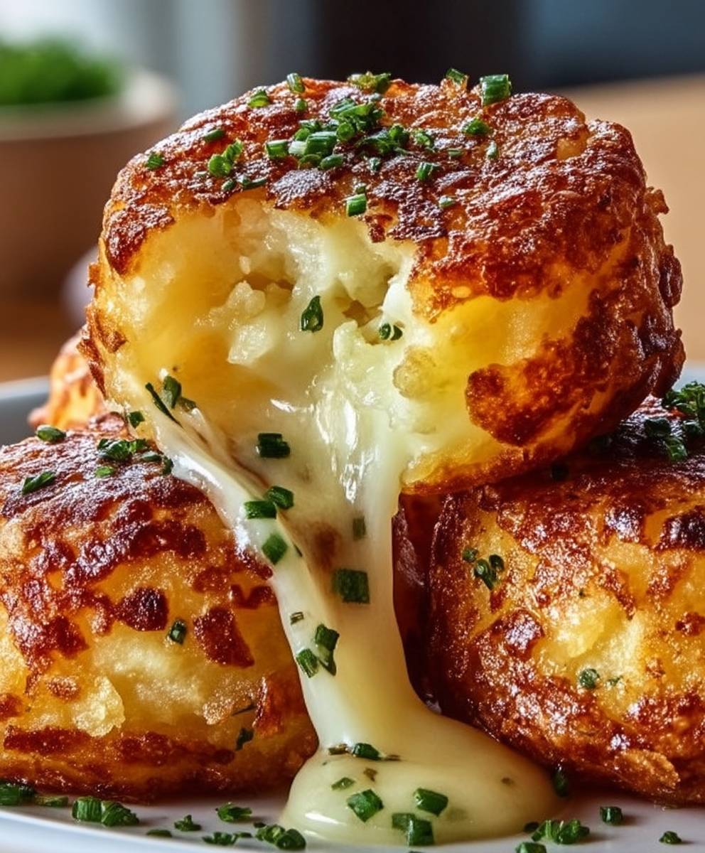 Mashed potato cheese puffs