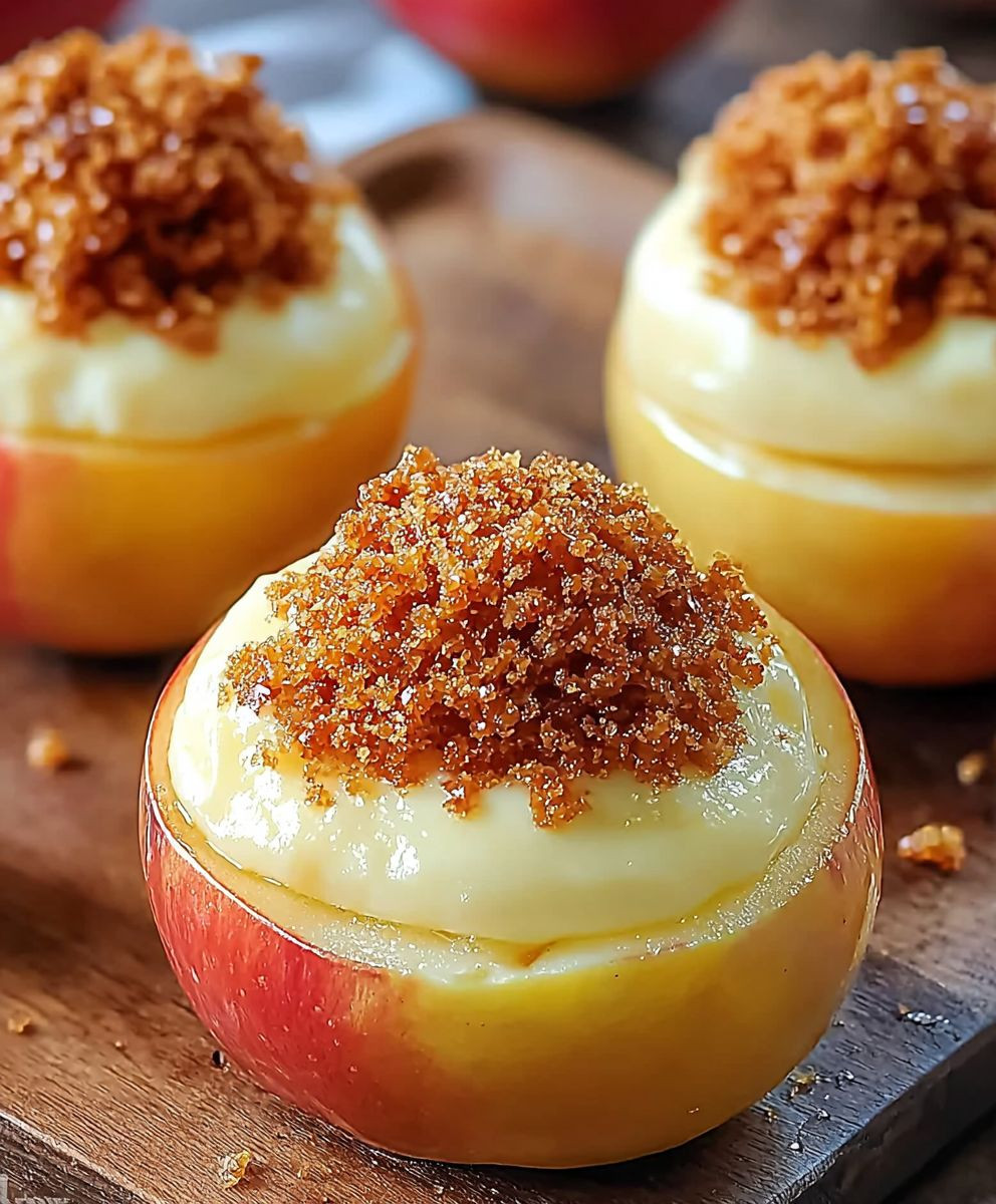 Cheesecake Stuffed Apples