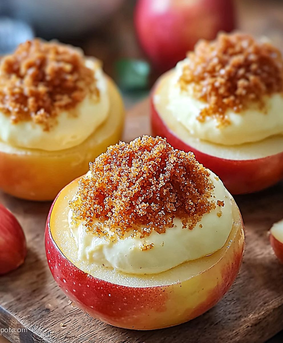 Cheesecake Stuffed Apples