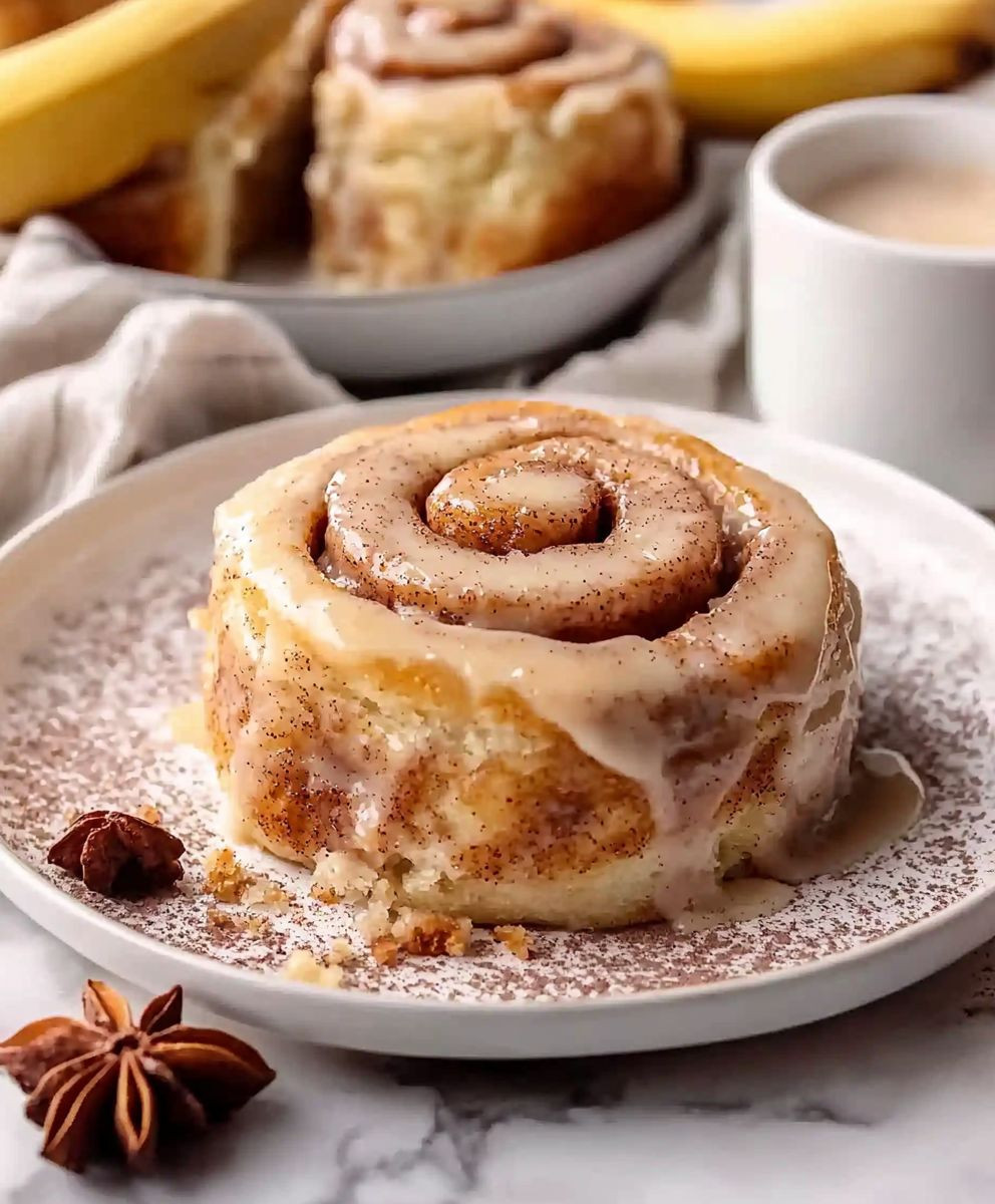 Banana Bread Cinnamon Rolls