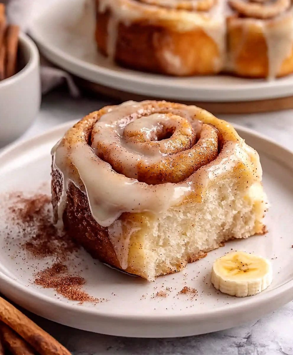 Banana Bread Cinnamon Rolls