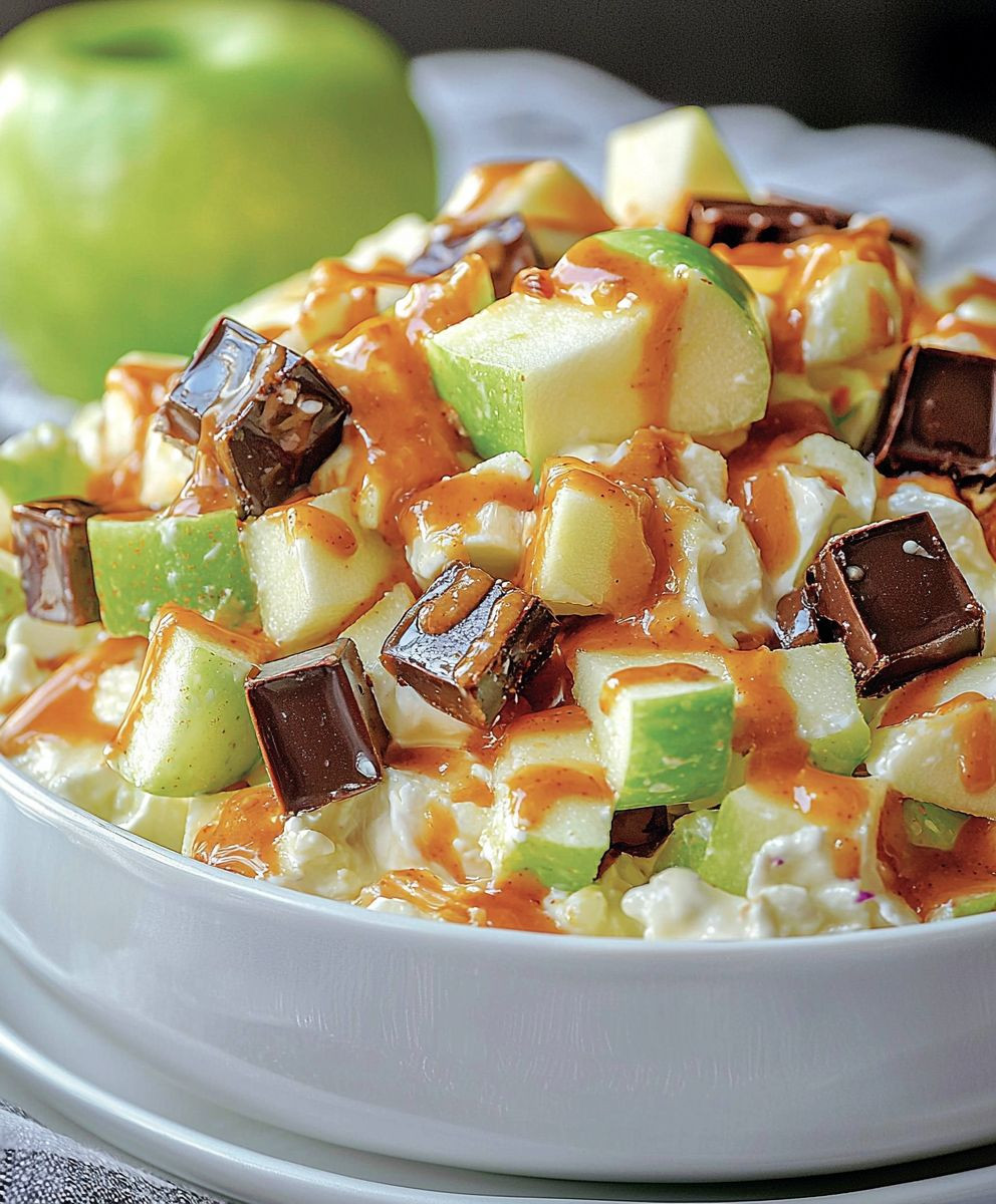 Snicker Apple Salad Dessert